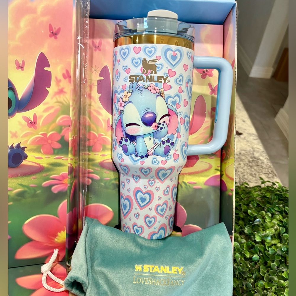 Customized Stitch stanley Tumbler